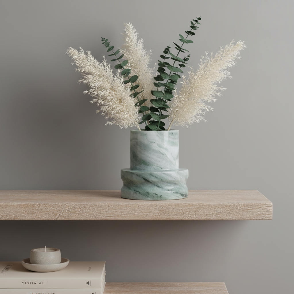 Altura marmeren vaas – gesculpteerde moderne vorm