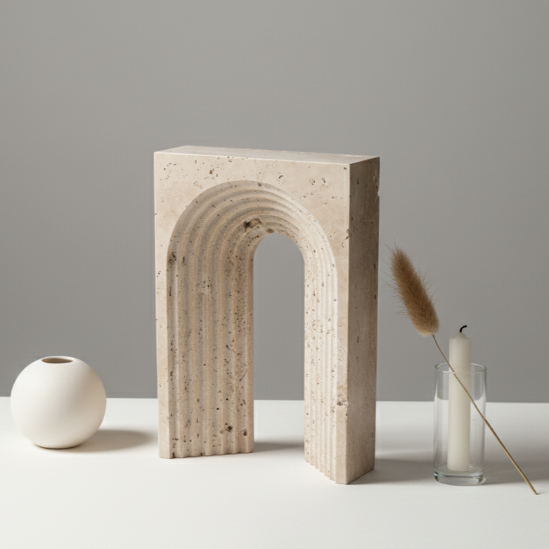 Sculptura marmeren accentornamenten – massief stenen moderne decoratie