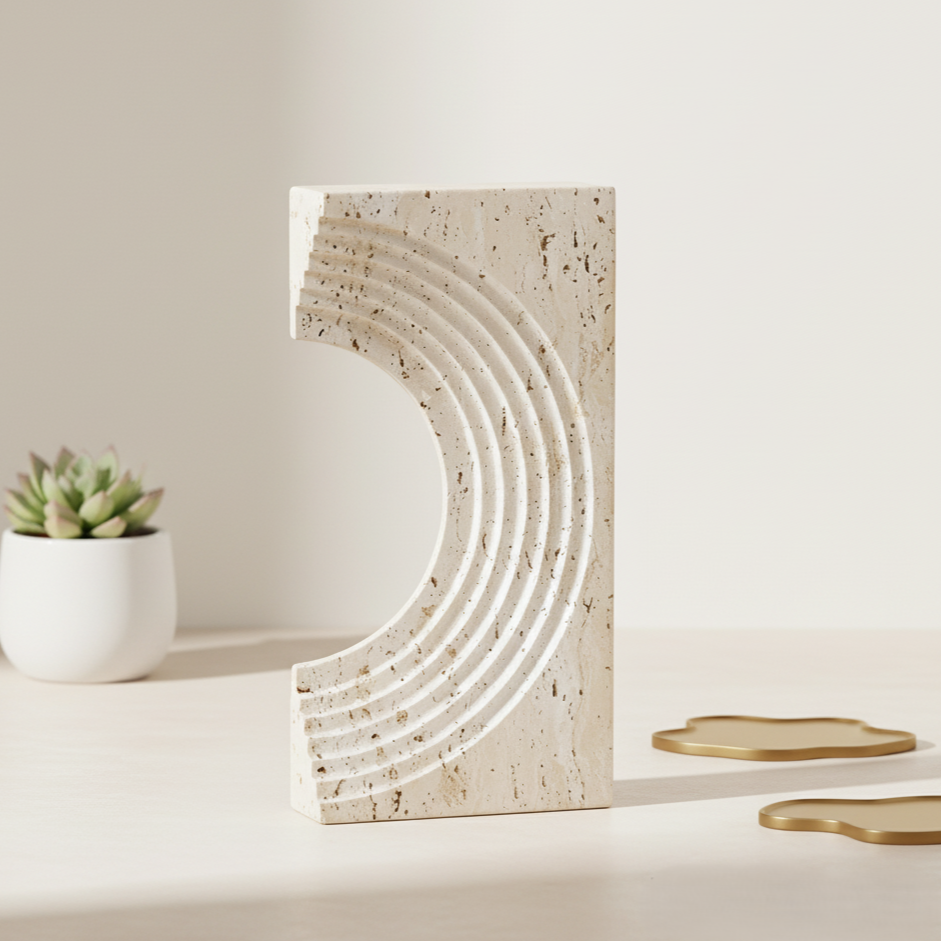 Sculptura marmeren accentornamenten – massief stenen moderne decoratie
