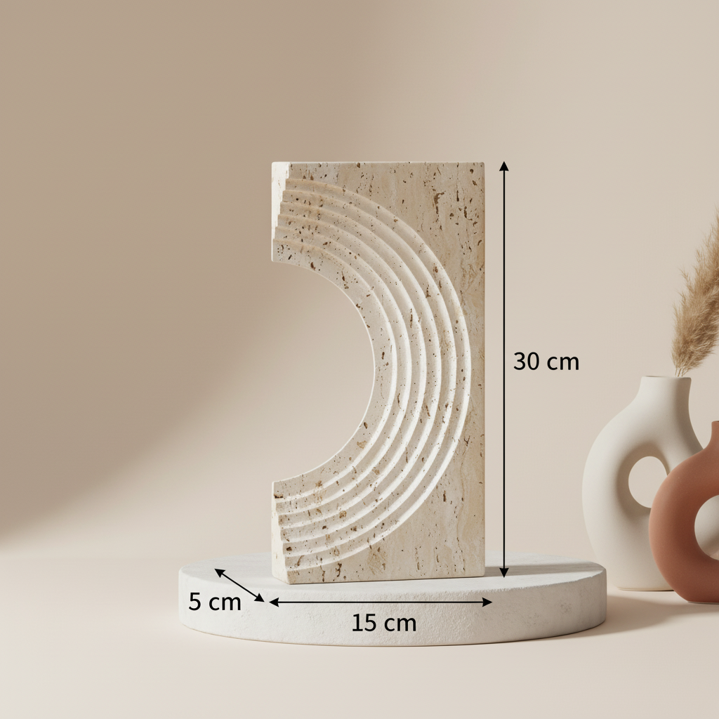 Sculptura marmeren accentornamenten – massief stenen moderne decoratie