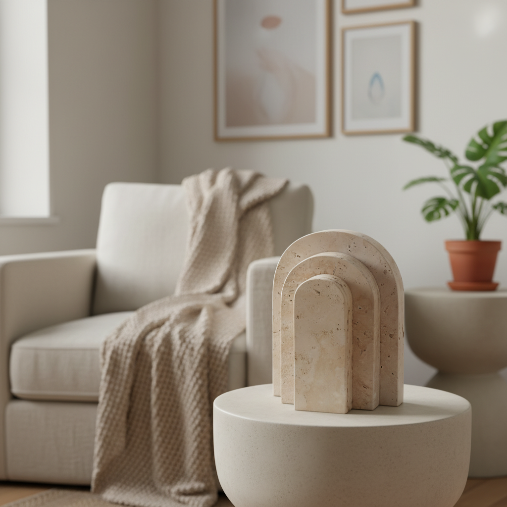 Sculptura marmeren accentornamenten – massief stenen moderne decoratie