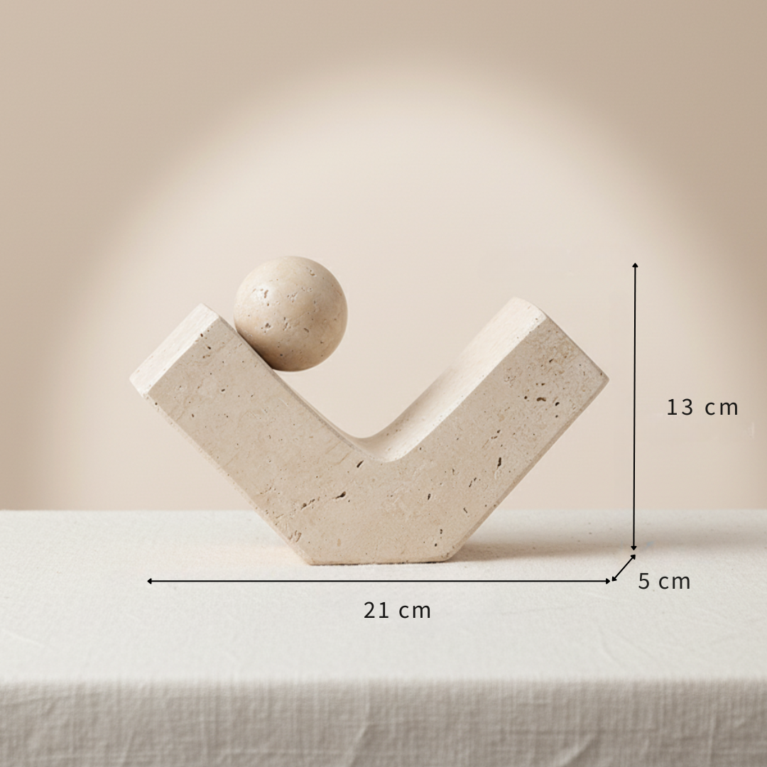 Sculptura marmeren accentornamenten – massief stenen moderne decoratie