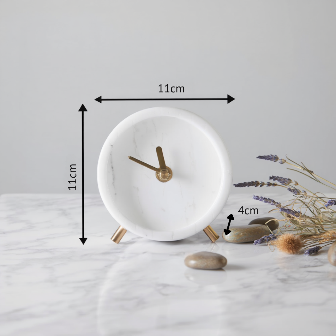 Luminara Massief Steen Marmeren Bureaureloj