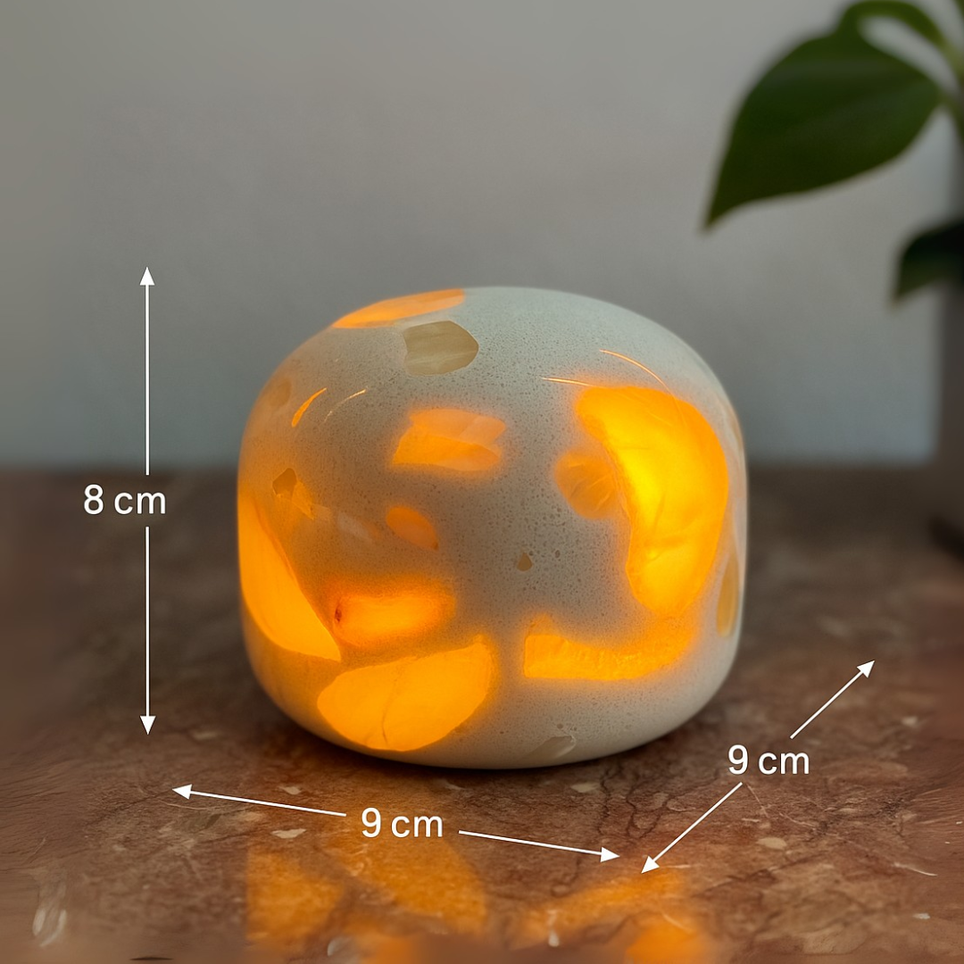 Lunis Marmeren Koepellamp