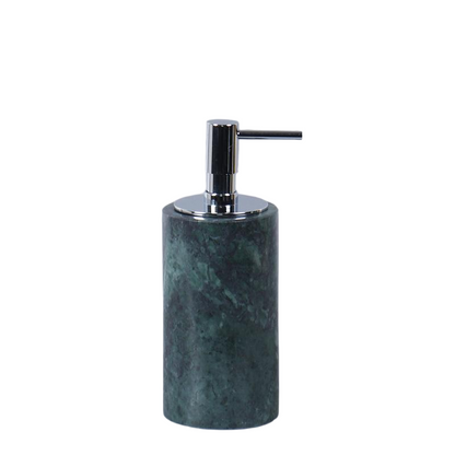 Luxe marmeren lotionfles – massief steen met metalen pomp