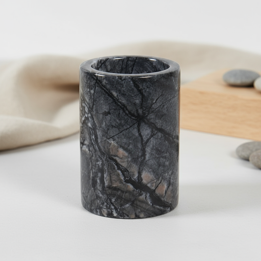 Marquina marmeren opbergbeker