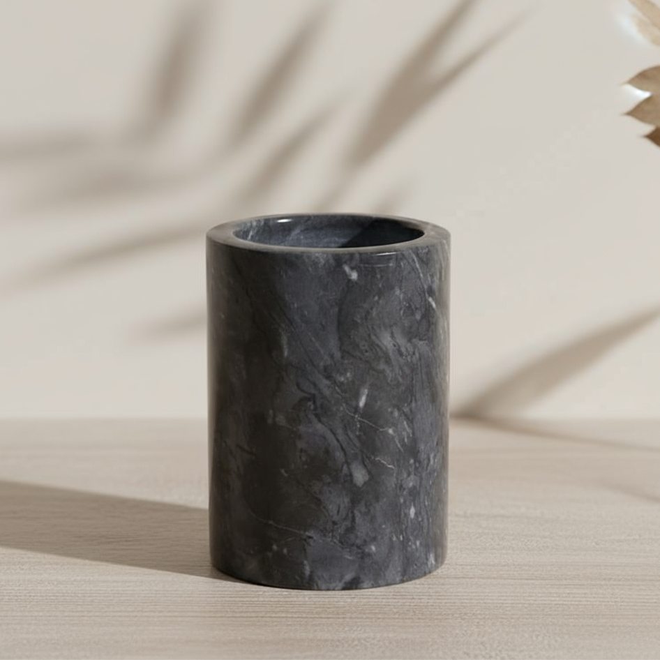Marquina marmeren opbergbeker