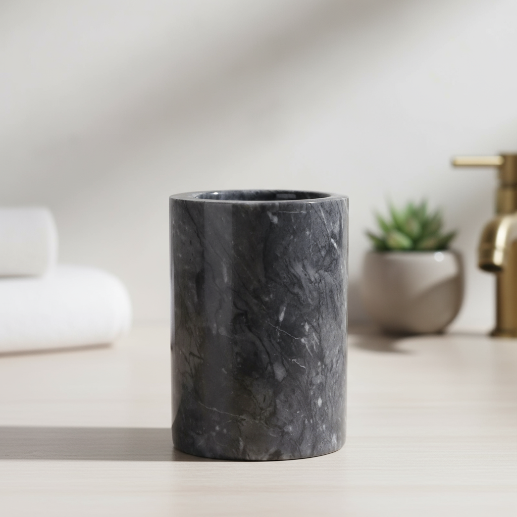 Marquina marmeren opbergbeker