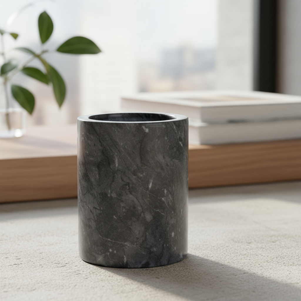 Marquina marmeren opbergbeker