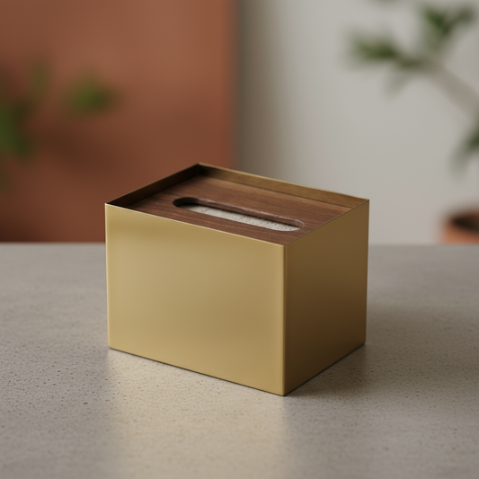 Aurelia Houtnerf Marmer Tissuebox