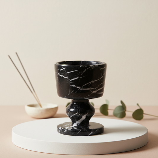 Sovana zwarte marmeren aromatherapie kopje