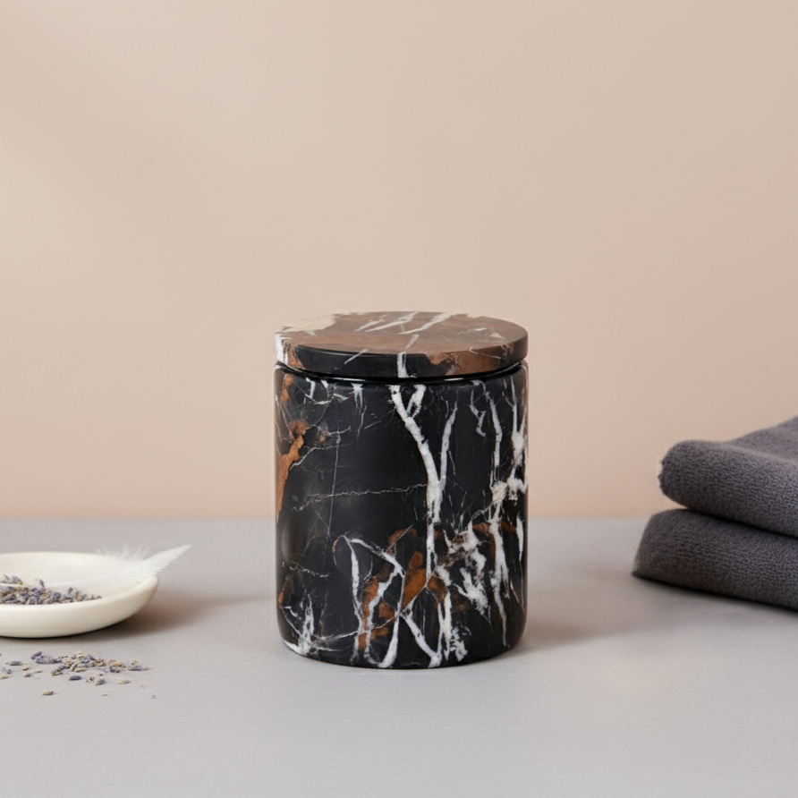 Celestia Massief Marmeren Aromatherapie Pot - 10 × 13 cm