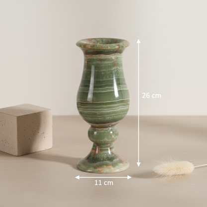 Ardura marmeren vaas – massief stenen ambacht