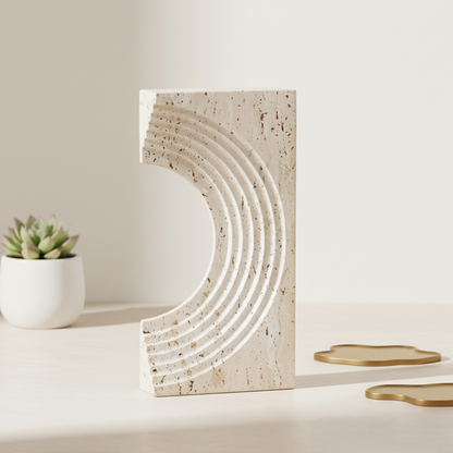 Sculptura marmeren accentornamenten – massief stenen moderne decoratie