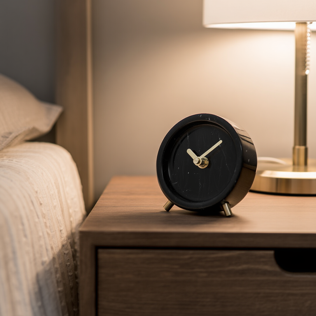 Luminara Massief Steen Marmeren Bureaureloj