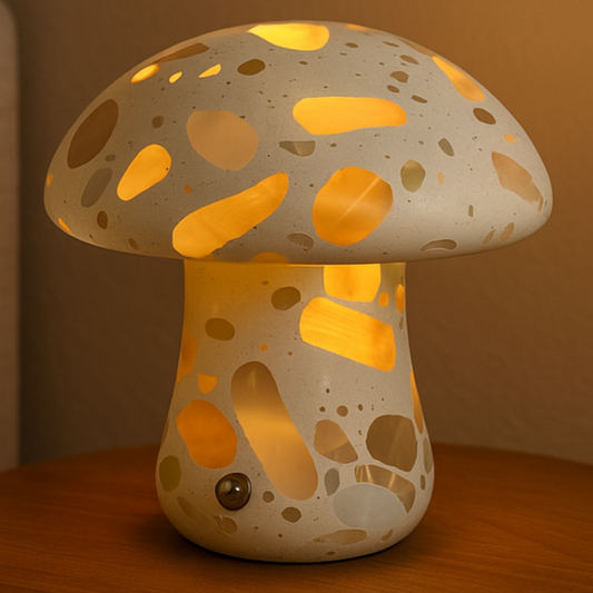 Mira marmeren paddenstoellamp