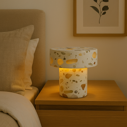 Noirra marmeren kolomlamp