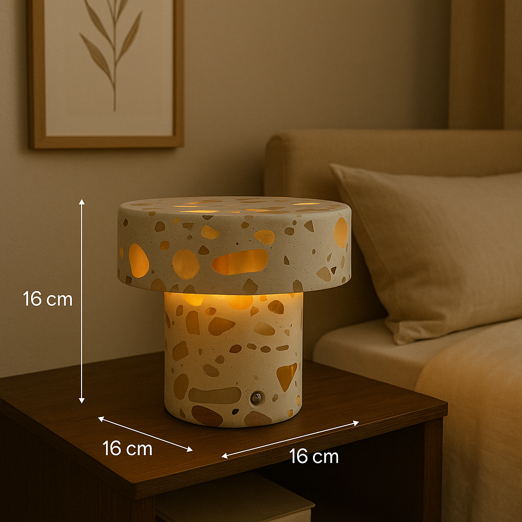 Noirra marmeren kolomlamp