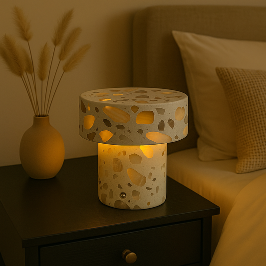 Noirra marmeren kolomlamp