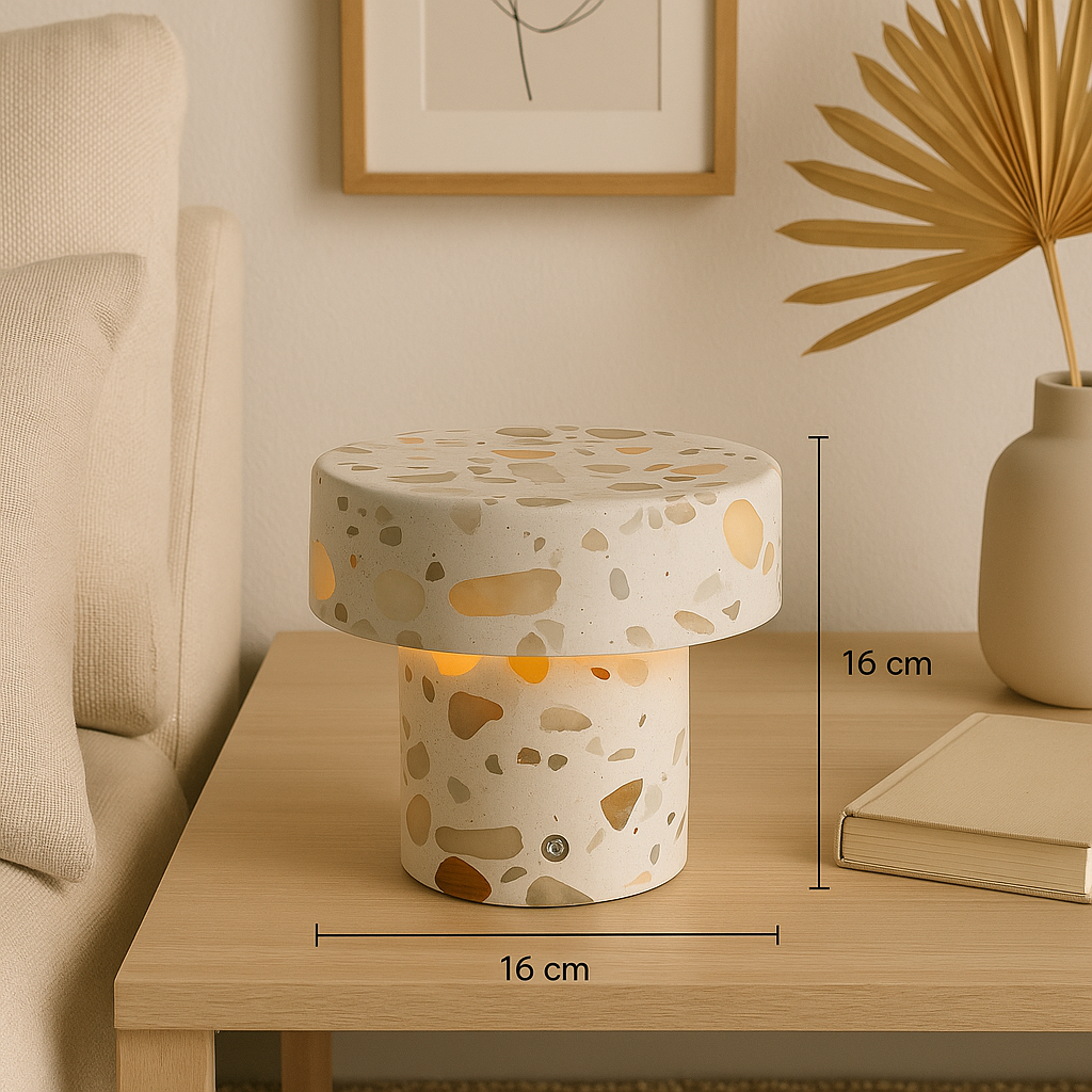 Noirra marmeren kolomlamp