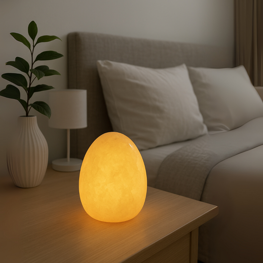 Lyra marmeren eierlamp