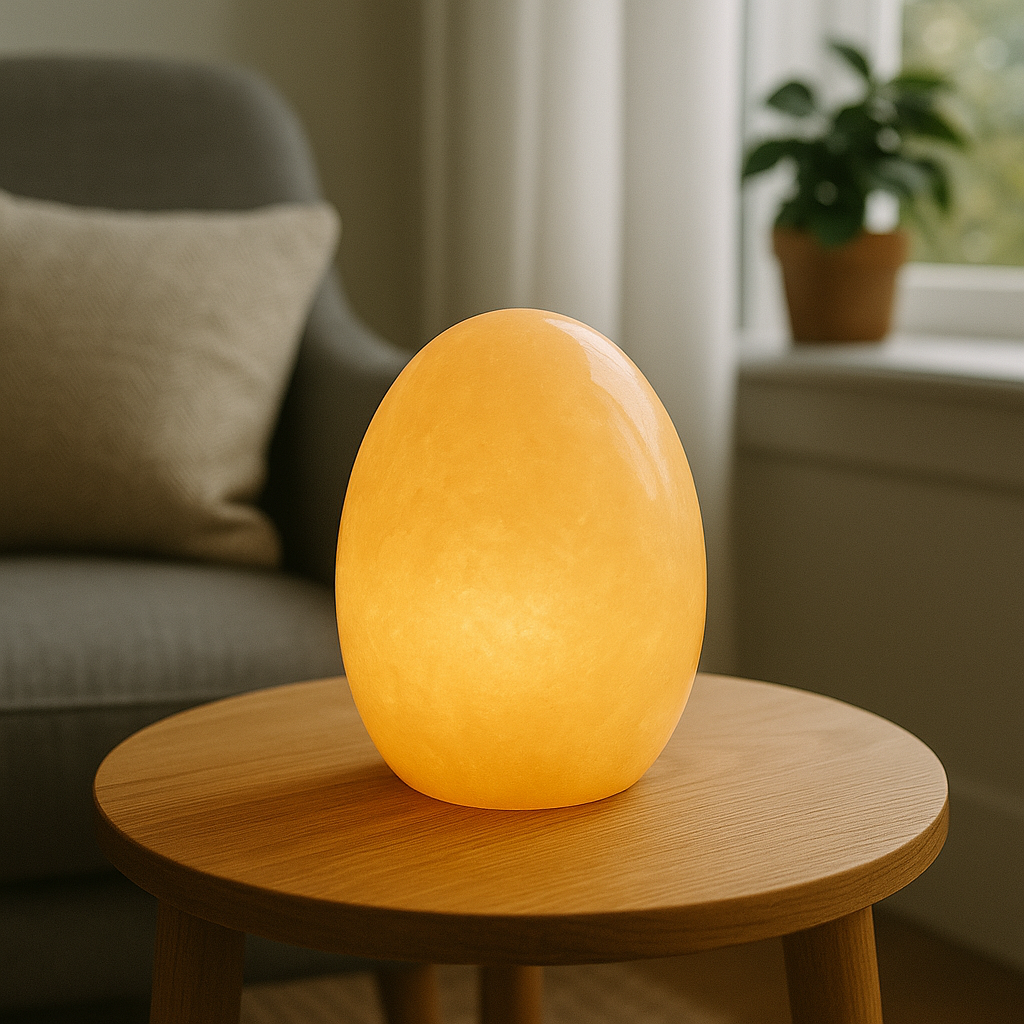 Lyra marmeren eierlamp