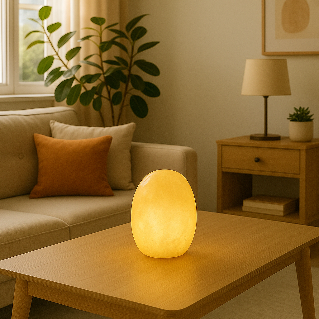 Lyra marmeren eierlamp