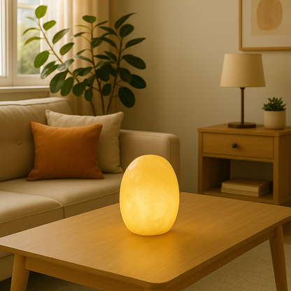 Lyra marmeren eierlamp