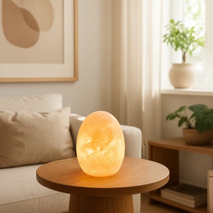 Lyra marmeren eierlamp