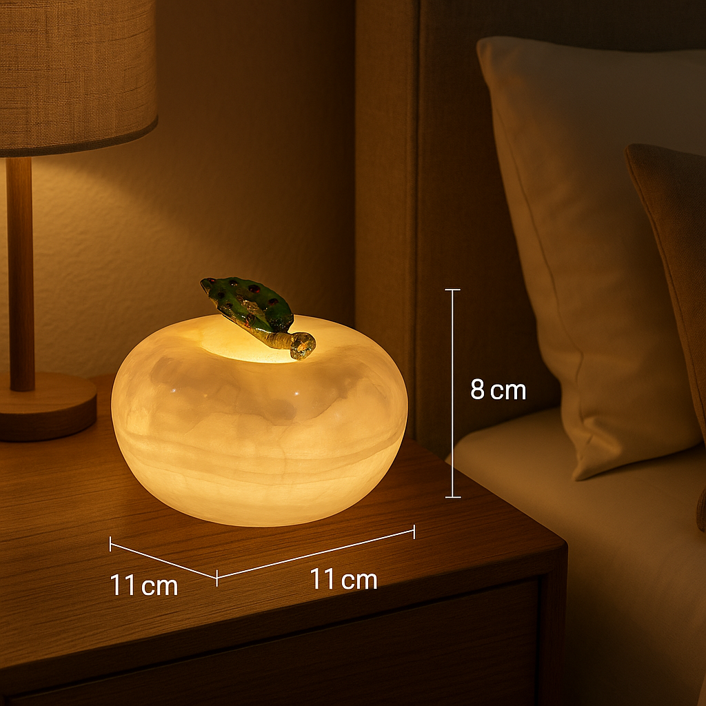 Pomora marmeren appel lamp