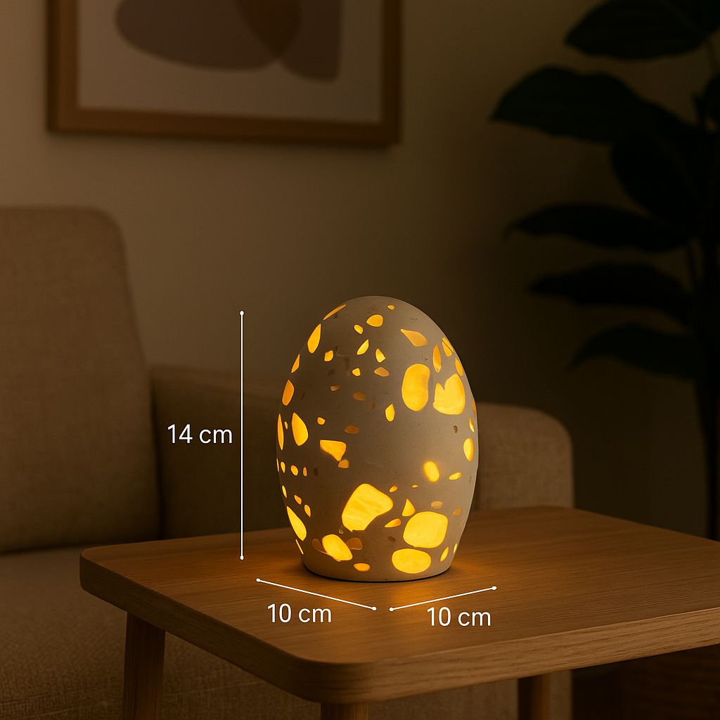 Liora marmeren eierlamp
