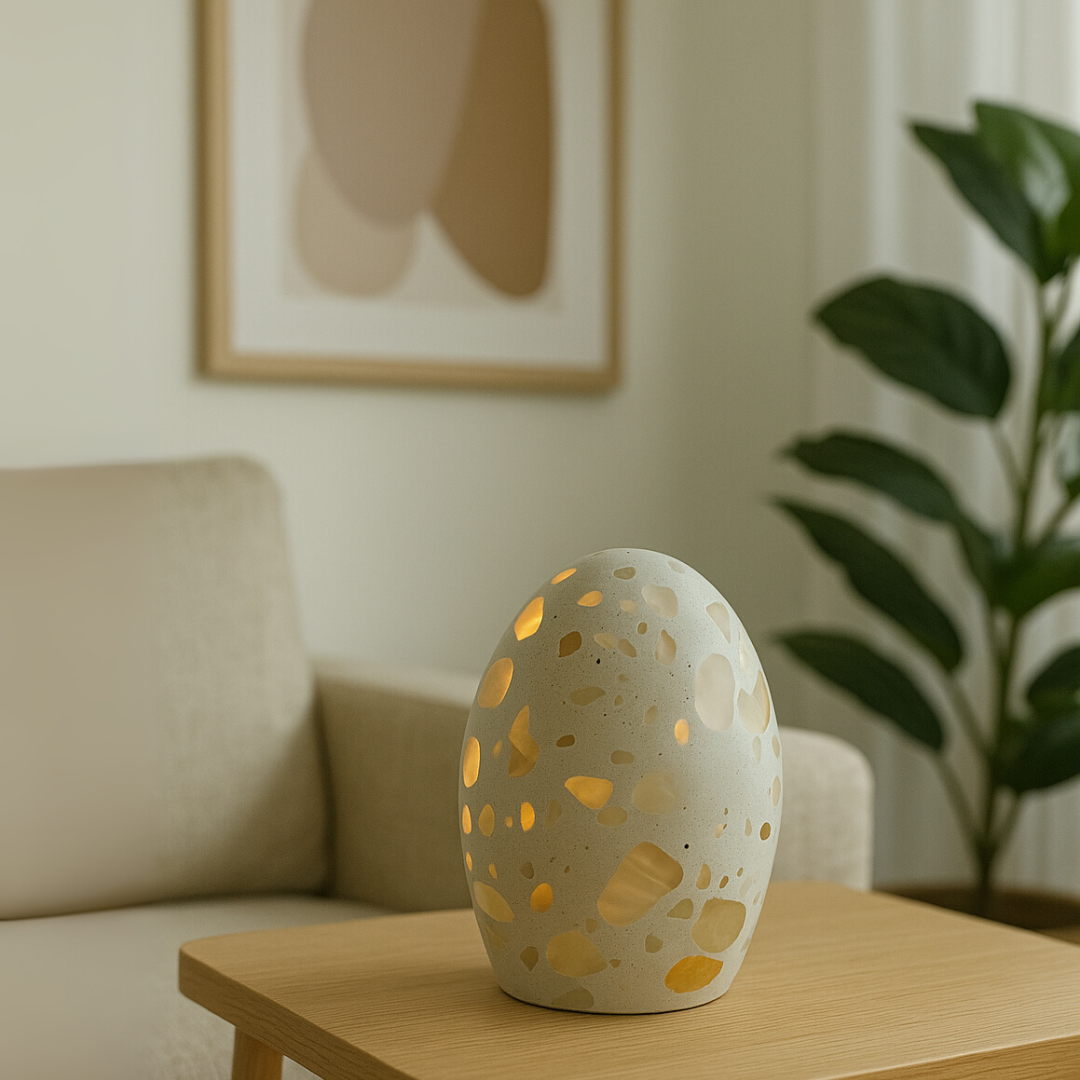 Liora marmeren eierlamp