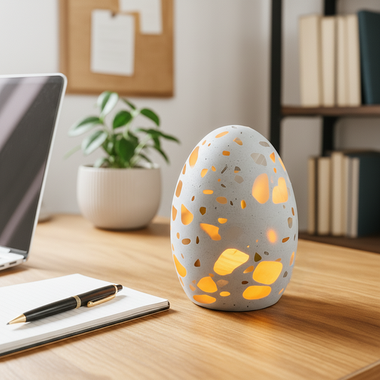 Liora marmeren eierlamp