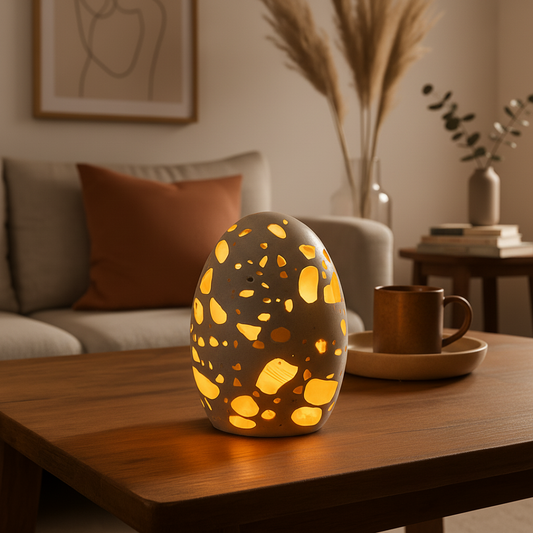 Liora marmeren eierlamp